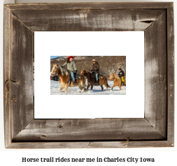 horse trail rides near me in Charles City, Iowa